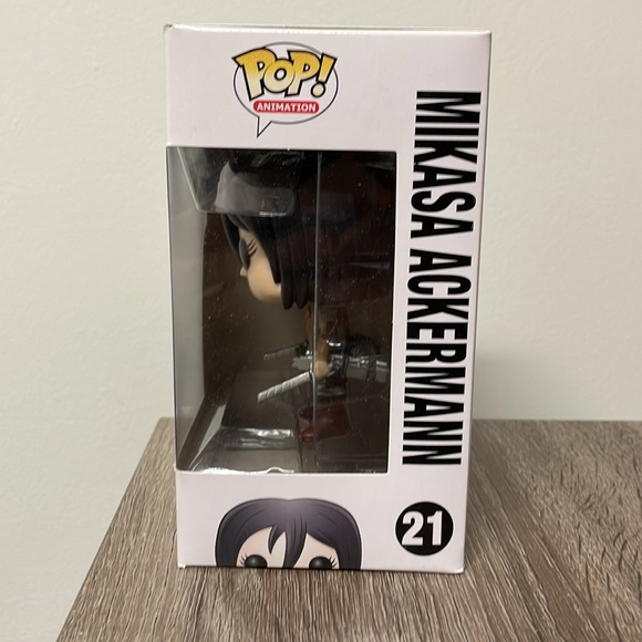 Funko Pop Attack on Titan #21 Mikasa Ackermann - Picture 2 of 5